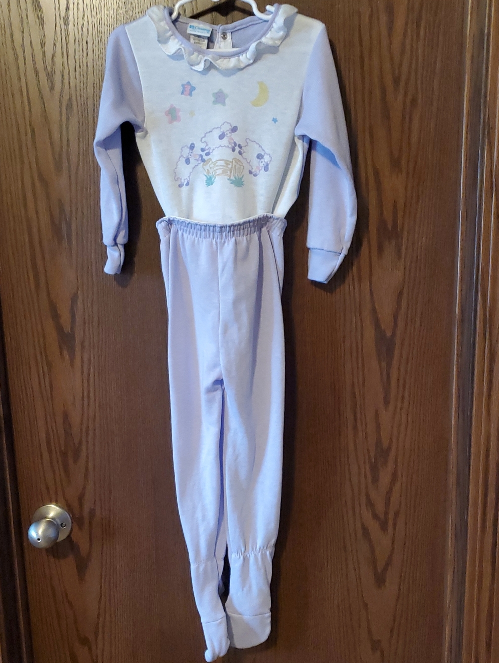 Vintage Carter's Girls 2 Piece Pajama Set Size 4